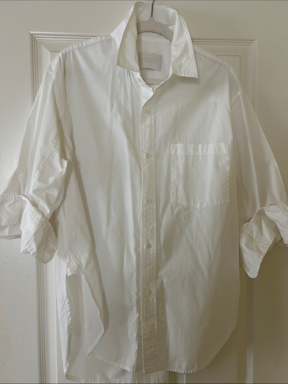 Citizens of  Humanity women’s White Classic Button-Down Shirt
